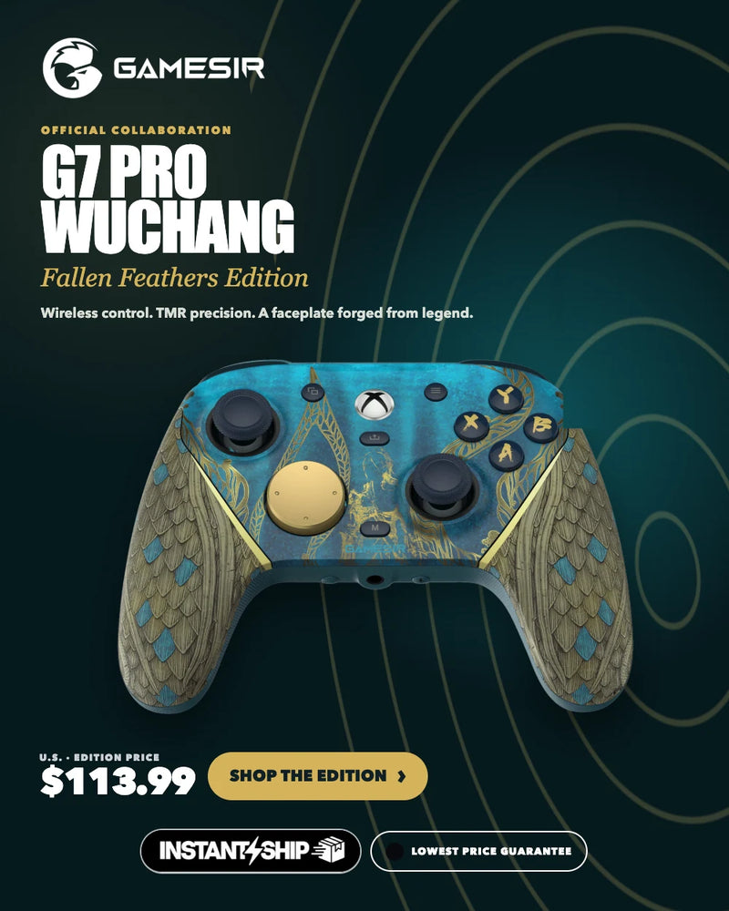 GameSir G7 Pro controller, Wuchang Fallen Feathers edition.