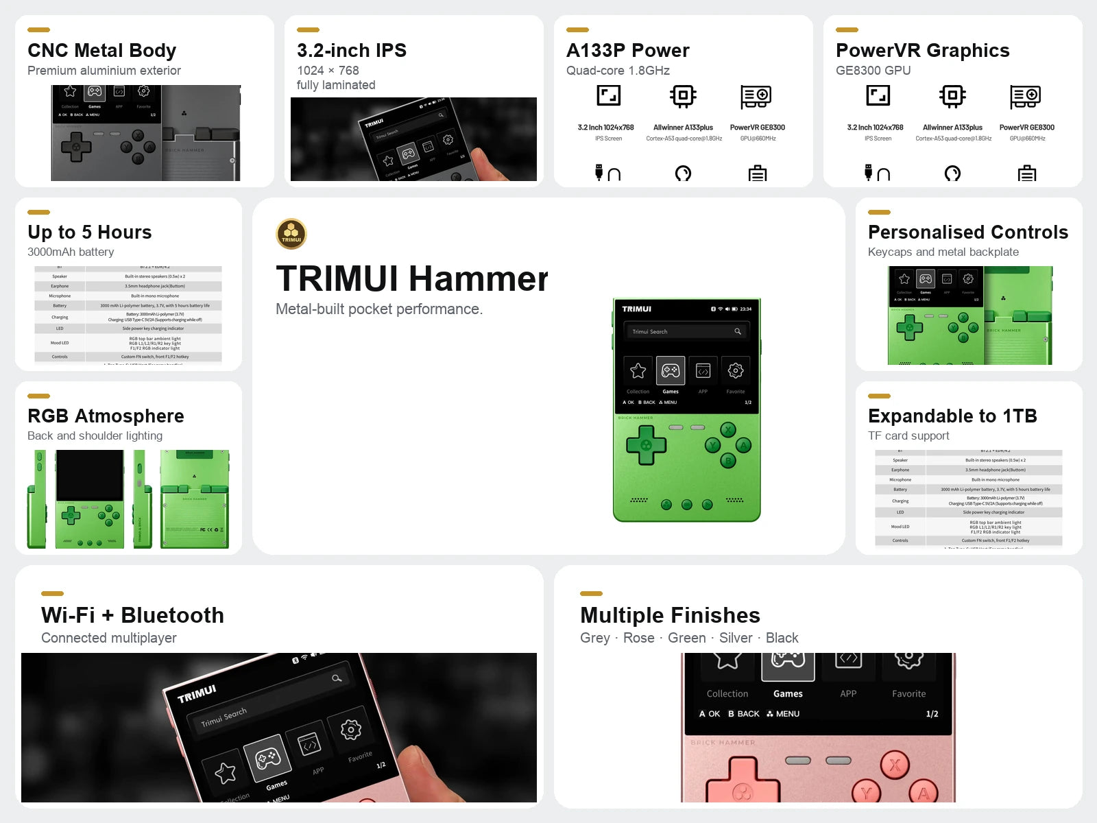 TRIMUI HAMMER features
