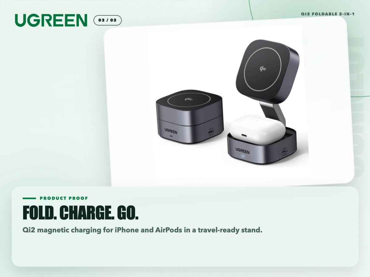 Fold. Charge. Go.