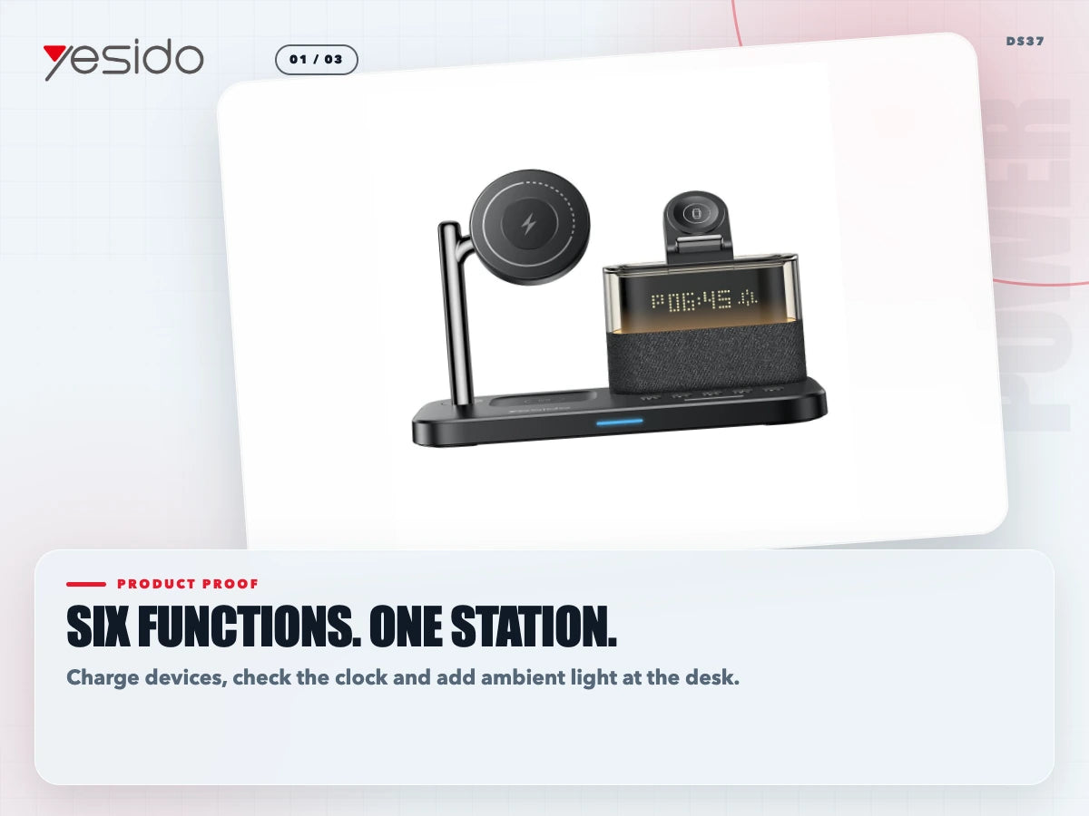 Six functions. One station.