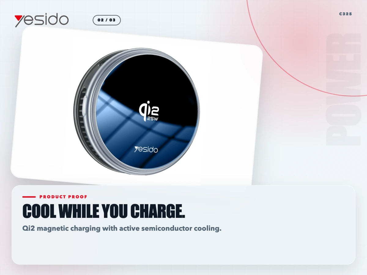 Cool while you charge.